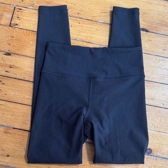 Athleta Black Ribbed Set - Picture 5 of 8